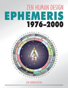 Paperback Zen Human Design Ephemeris 1976-2000 Book