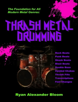 Paperback Thrash Metal Drumming Book