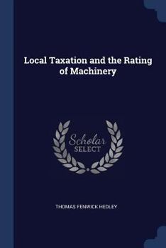 Local Taxation and the Rating of Machinery