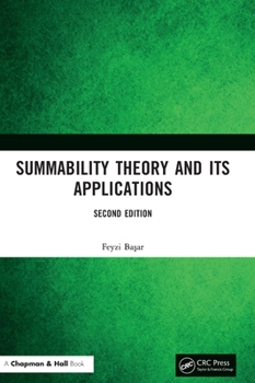 Hardcover Summability Theory and Its Applications Book