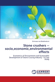 Paperback Stone crushers socio, economic, environmental effects Book