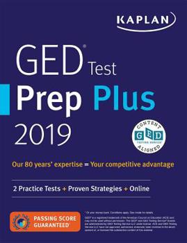 Paperback GED Test Prep Plus 2019: 2 Practice Tests + Proven Strategies + Online Book