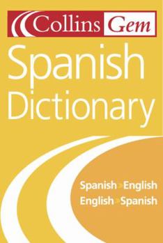 Paperback Collins Gem Spanish Dictionary Book