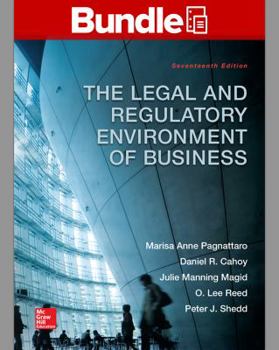 Loose Leaf Loose-Leaf for the Legal and Regulatory Environment of Business with Connect Access Card Book