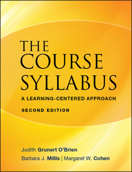Paperback The Course Syllabus: A Learning-Centered Approach Book
