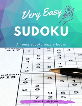 Paperback Very easy SUDOKU: All easy sudoku puzzle books Book