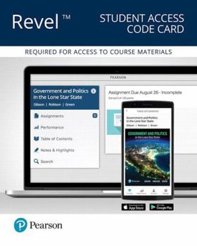 Hardcover Revel for Government and Politics in the Lone Star State -- Access Card Book