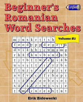 Paperback Beginner's Romanian Word Searches - Volume 2 [Romanian] Book