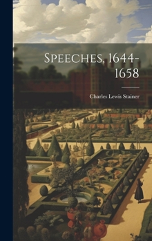Hardcover Speeches, 1644-1658 Book