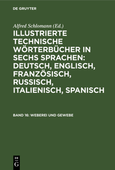 Hardcover Weberei und Gewebe [German] Book