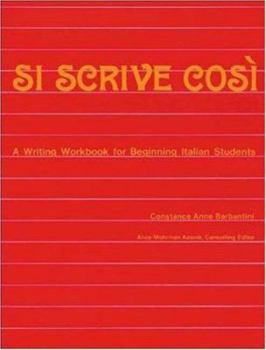 Paperback Si Scrive Cosi Workbook Book