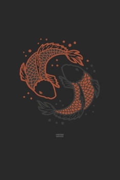 Ying-Yang Koikarpfen: ANGLER NOTIZBUCH / NOTIZHEFT  A5 (6x9 inch) 120 Seiten kariert für Koi Fisch, Japan Fans, Yoga Tätowierte Sammler und Züchter | ... Fans, Fischer Aquariumbesitz (German Edition)