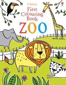 Paperback First Colouring Book Zoo Book