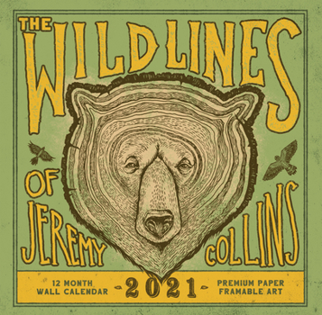 Calendar The Wild Lines of Jeremy Collins: 2021 Wall Calendar Book