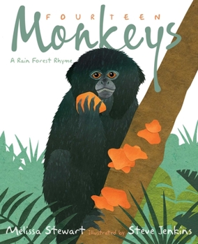 Hardcover Fourteen Monkeys: A Rain Forest Rhyme Book