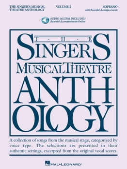 Paperback Singer's Musical Theatre Anthology - Volume 2 Book/Online Audio [With 2 CDs] Book