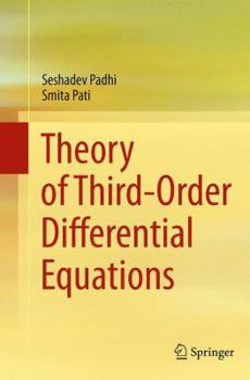 Paperback Theory of Third-Order Differential Equations Book