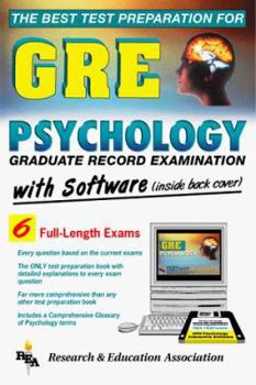 Paperback Psychology Graduate Record Examination: With Software Book