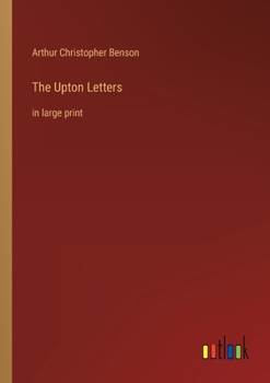 Paperback The Upton Letters: in large print Book