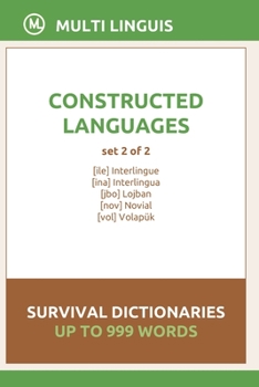 Paperback Constructed Languages Survival Dictionaries (Set 2 of 2) Book