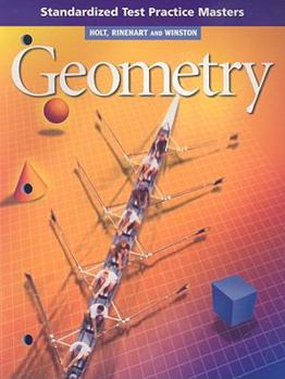 Paperback Geometry, Grade 10 Standardized Test Practice Masters: Holt Geometry Book