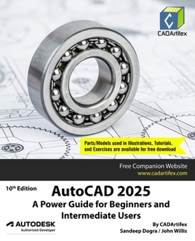 Paperback AutoCAD 2025: A Power Guide for Beginners and Intermediate Users Book