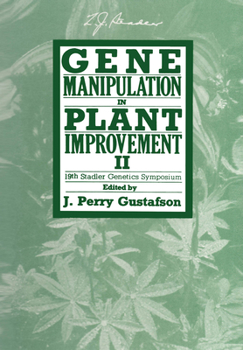 Hardcover Gene Manipulation in Plant Improvement: 2 Book