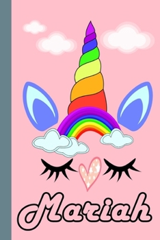 Mariah : Personalized Unicorn Sketchbook for Girls with Pink Name: Mariah: Personalized Unicorn Sketchbook for Girls with Pink Name Doodle, Sketch, Create!