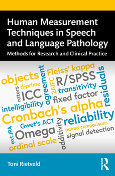 Paperback Human Measurement Techniques in Speech and Language Pathology: Methods for Research and Clinical Practice Book
