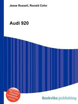 Paperback Audi 920 Book