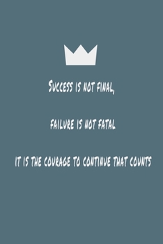 Success is note final Notebook: composition & journal - Large (6 x 9 inshes) - 120 Pages