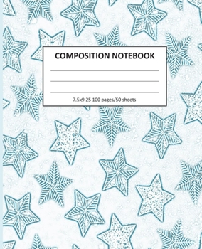 Paperback Composition Notebook: Wide Ruled Line Class Notebook, School Notebook, Homes School Notebook, Gift for Kids, Students, Teens, 7.5 x 9.25 inc Book