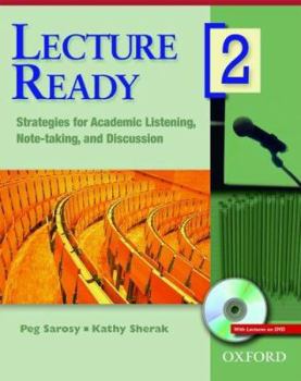 Paperback Lecture Ready 2 Student Book with DVD: Strategies for Academic Listening, Note-Taking, and Discussion [With DVD] Book