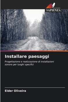 Paperback Installare paesaggi [Italian] Book