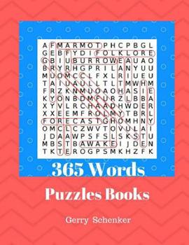 365 Words Puzzles Books: Large Print Games Word Find Word Search Fun Games