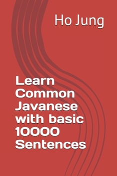 Paperback Learn Common Javanese with basic 10000 Sentences Book