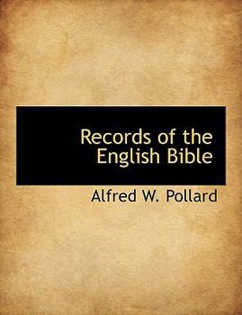 Records of the English Bible
