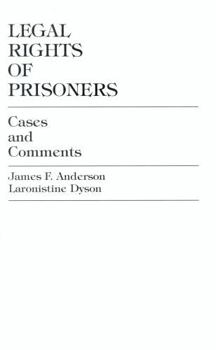 Paperback Legal Rights of Prisoners: Cases and Comments Book