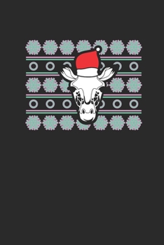 Ugly Christmas Giraffe: Blank Lined Notebook (6" x 9" - 120 pages) ~ Christmas Themed Notebook for Daily Journal, Diary, and Gift