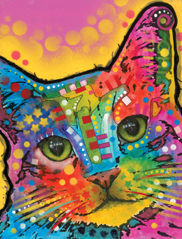 Dean Russo Tilted Head Cat Journal: Lined Journal (Quiet Fox Designs) 144 High-Quality, Acid-Free Pages for a Dream Diary or Journaling, with Vibrant Cover Art from Brooklyn Pop Artist Dean Russo