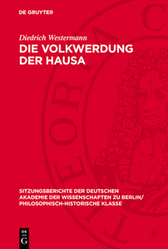 Hardcover Die Volkwerdung Der Hausa [German] Book