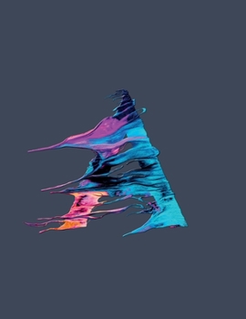 A: Marbled paint splash effect monogram college ruled composition notebook. 130 pages 8.5 x 11 for office, study or general note taking.