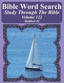 Paperback Bible Word Search Study Through The Bible: Volume 122 Matthew #1 [Large Print] Book