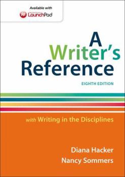 Spiral-bound A Writer's Reference with Writing in the Disciplines Book