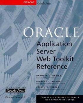 Paperback Oracle Web Application Server Web Toolkit Reference Book