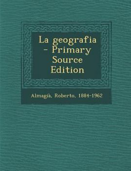 Paperback La Geografia [Italian] Book