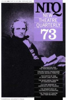 Paperback New Theatre Quarterly 73: Volume 19, Part 1 Book