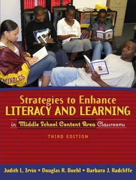 Paperback Strategies to Enhance Literacy and Learning in Middle School Content Area Classrooms Book