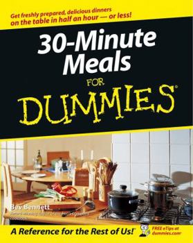 Paperback 30-Minute Meals for Dummies Book
