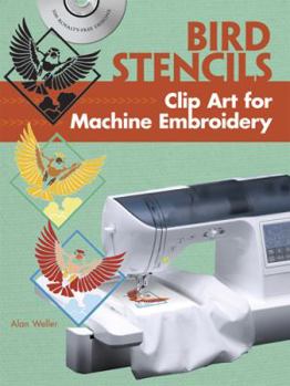 Bird Stencils Clip Art for Machine Embroidery